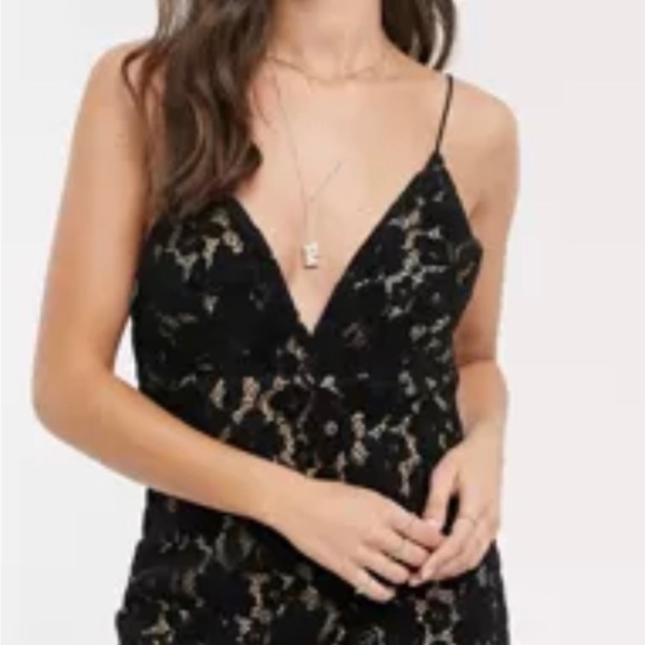 Free People dangerous love 💕 mini dress in Black NWOT size 12 - Picture 10 of 16